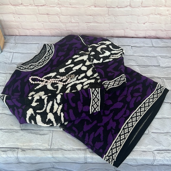 Vintage knit crew neck sweater - Picture 5 of 8